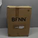 BFNN Metal Short Dog Gate, 16.5" High to Step-Over, Free Standing Foldable Pet Gate, Up to 72" Wide Puppy Fence for Stairs and Doorways, Indoor & Outdoor Use, No Drilling and No Assembly, Black