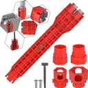 KUZIUA 14-in-1 Multi-functional Wrench for Toilet, Sink, Bathroom, Kitchen Plumbing Installation and Repairs