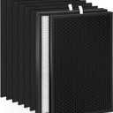 OV200 Replacement Filter-Compatible with Oransi OV200 Air Purifier Filtert, OV200 Filter Replacement Consists Aof 1 HEPA Filter,1Activated Carbon Filter and 6Extra Pre-Filter,Part # RF200