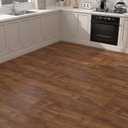 Yenhome 6"X36" Vinyl Kitchen Floor Tiles Peel and Stick Waterproof Temporary Bathroom Flooring Peel and Stick Floor Tile Brown Wood Self Adhesive Scratch-Resistant Vinyl Flooring (35plank, 52.5sq.Ft)