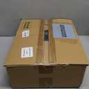 HolidayIdeas Black Spandex Table Skirts for Rectangle Tables 6ft, Fitted Stretch Table Cover 30x72 Inch, Wrinkle-Free Ruffle Design Tablecloths for Banquets,Trade Shows, Parties, Events, 4 Pack