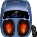 KINGJOY Foot Massager with Heat - Professional Shiatsu Deep Kneading for Neuropathy & Plantar Fasciitis Relief | 2026 Upgraded Model (Blue)