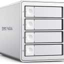 ORICO Daisy Chain 4 Bay Hard Drive Enclosure USB 3.2 Gen 2 Aluminum Das Enclosure USB C Expansion Max Up to 264TB for 3.5-inchs HDD -9948C3