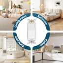 2 x Thunderway 3 Way Decorator Light Switch- Electrical Rocker Paddle Wall Switch, 15 Amp 120V/277V Modern On and Off Switches, Residential Grade, UL Listed, Matte White10 Pack