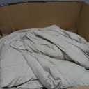 CozyLux King Size Comforter Set Beige Seersucker 7 Pieces Bed in a Bag King Comforter Set with Sheets, Luxury Soft Bedding Set with Down Alternative Comforter, Sheets, Pillowcases & Shams All Seasons