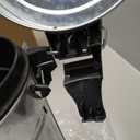 Bathroom Trash Can with Lid, Small Waste Basket for Home Bedroom, Retro Step Garbage Can with Soft Close, Vintage Office Trash Can, 5 Liter/ 1.3 Gallon, Glossy Grey