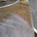 Flashing God D48''X H120'' Extra Large Chandelier for High Ceiling Modern Raindrop Chandelier Crystal Flush Mount Ceiling Light for Foyer Living Room Staircaes Entrance Gold