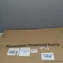 Gardhom Threshold Ramps for Doorways 2-4" Rise Aluminum One-Piece Portable Door Ramp for Wheelchairs for Home Steps Entry Ramp for Doorways for Scooters, Power Chairs, Walkers, 550LBS Load Capacity