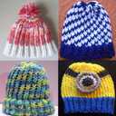 S & E TEACHER'S EDITION 2 Pack Round Knitting Loom Set, DIY Knitting Craft Kit, 9.5 Inch & 11.5 Inch Diameter for Woman & Man Hat Knitter(2 Round Loom).