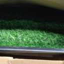 LOOBANI Large Dog Grass Pad with Tray - 35x23in Dog Litter Box with 2 Artificial Grass Patch + 2 Washable Pee Pads - Quickly Absorbency Indoor Outdoor Potty for Patio Balcony Apartment Use