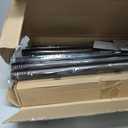 Bronze Double Curtain Rods for Windows 72 to 144 inch, Farmhouse Vintage Decorative 1 Inch Adjustable Long Dual Curtain Rod, Heavy Duty Boho Rustic Double Drapery Pole with Brown Grain Finial