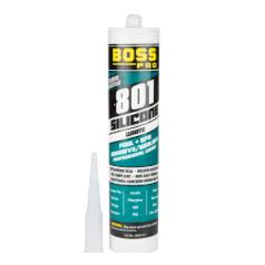Boss 804 White Neut. Cure Silic. Ceramic Tile Grout 10.3 oz.