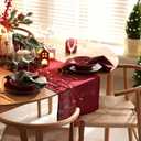 Valentines Glitter Garland 4.5 ft Red Heart Berry Garland for Mantel Valentines Decorations for Spring Wedding Fireplace Table Centerpiece Party Decor