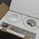 2-Lights Milk White Glass Wall Sconce Lighting Brass Finished, Double Arm Bathroom Vanity Light Fixture for Bedroom Living Room Dining Room Hallway (Antique)