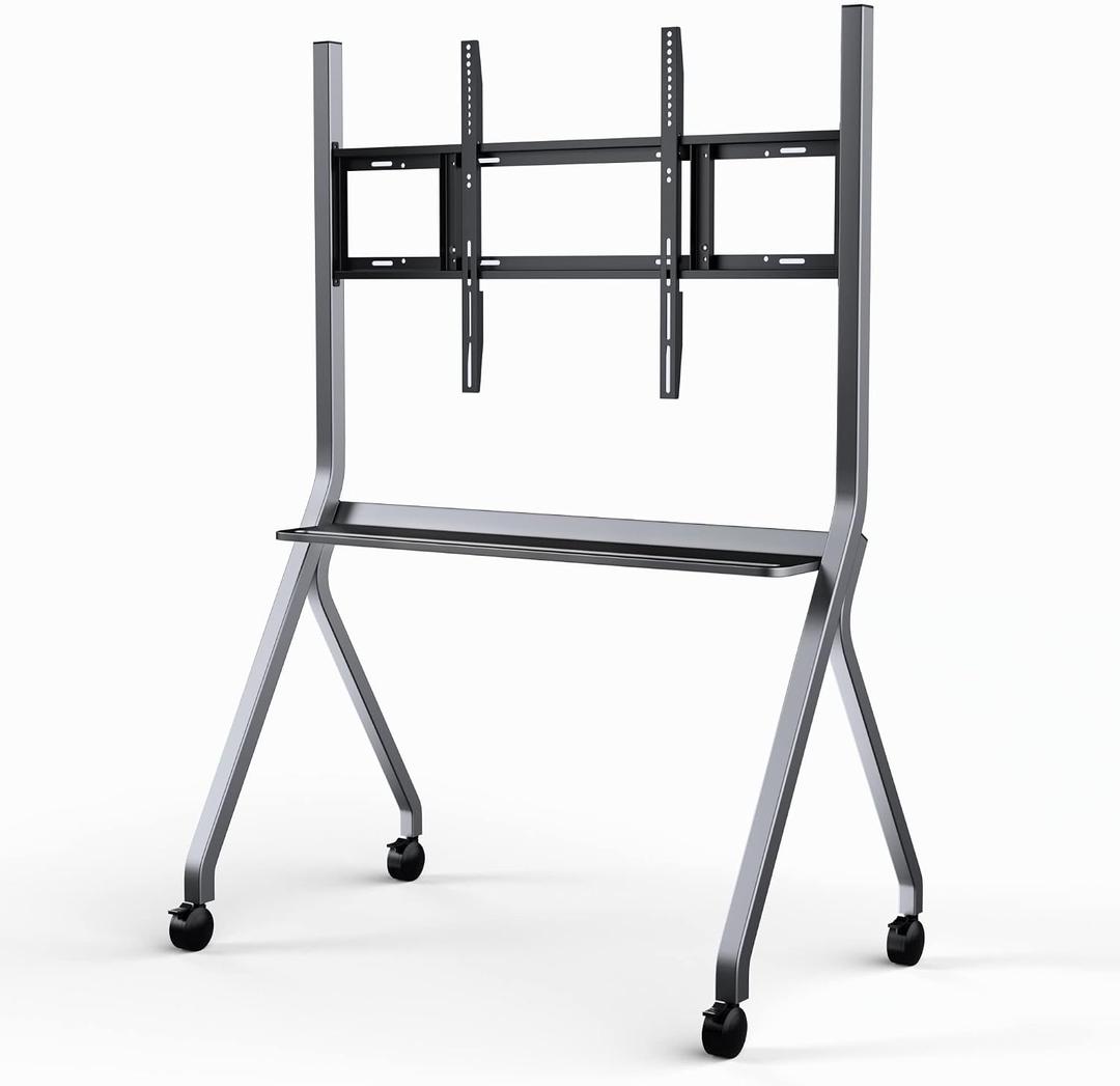 Smart Board Stand for 55"-86'' Whiteboard, Four Lockable Wheels