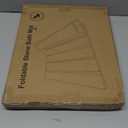 AWW Foldable Stone Bath Mat, Quick Dry Diatomaceous Earth Bath Mat with Non-Slip Mat, Super Absorbent, Easy to Clean, Compact for Small Bathrooms, 23.6 x 15.5, Light Grey