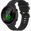 TopPerfekt Band Compatible with Garmin Forerunner 55 20mm Soft Silicone Replacement Watch Band Strap Wristband for Forerunner 570 42mm/165/158/645/245/Vivoactive 5/6/Venu 2 Plus/Galaxy watch 4 42MM