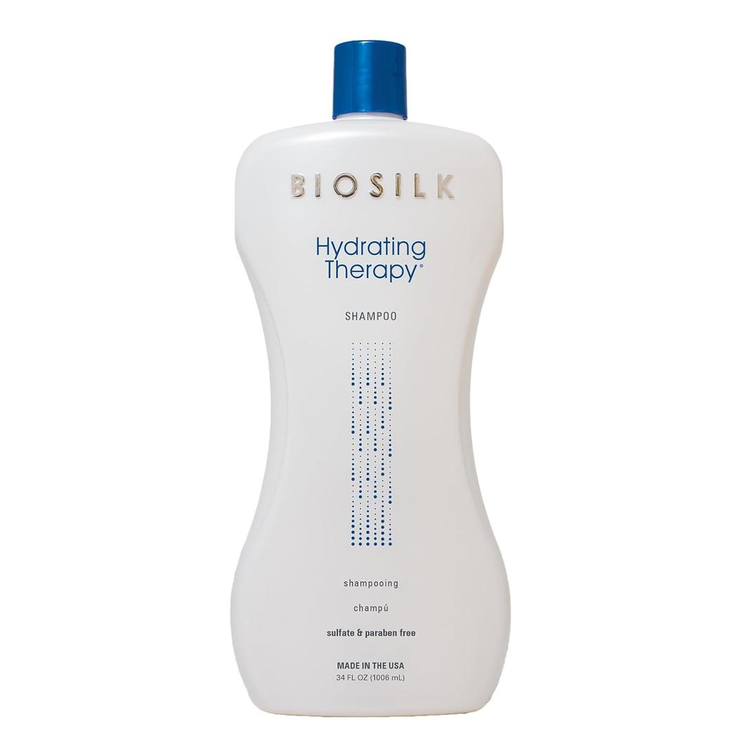 BioSilk Hydrating Shampoo, Replenishes Hair Moisture For Strong, Smooth Hair, Sulfate, Paraben, & Cruelty-Free, 34 Oz (34 Fl Oz (Pack of 1))
