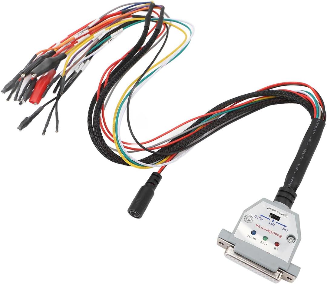 Astibym 3 LED Lights Boot Bench Cable DB25 Bench Pinout Cable for SM2 PRO J2534 VCI Read Write, Other Repair Tools