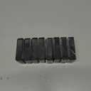 8 x 1.5 "(38mm-40mm) Belt Loop Keeper Leather Loop Keeper Men Belt Buckle Accessories Hand Made Leather (Black)