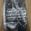 Rotating Makeup Organizer Countertop 2 Tier Lazy Susan Trays Spinning Skincare Perfume Storage for Bathroom Counter Vanity, Black