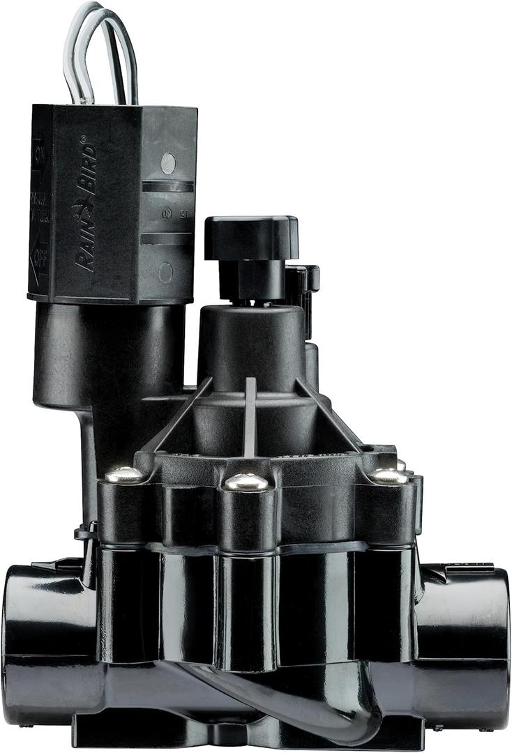Rain Bird CPF075 In-Line Automatic Sprinkler Valve with Flow Control, 3/4" Threaded Female x Female