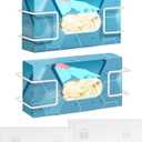 THYGIFTREE Glove Box Holder Wall Mount Dispenser, 2 Pack Metal Rack for Rubber Latex Disposable Gloves Facial Tissue, White