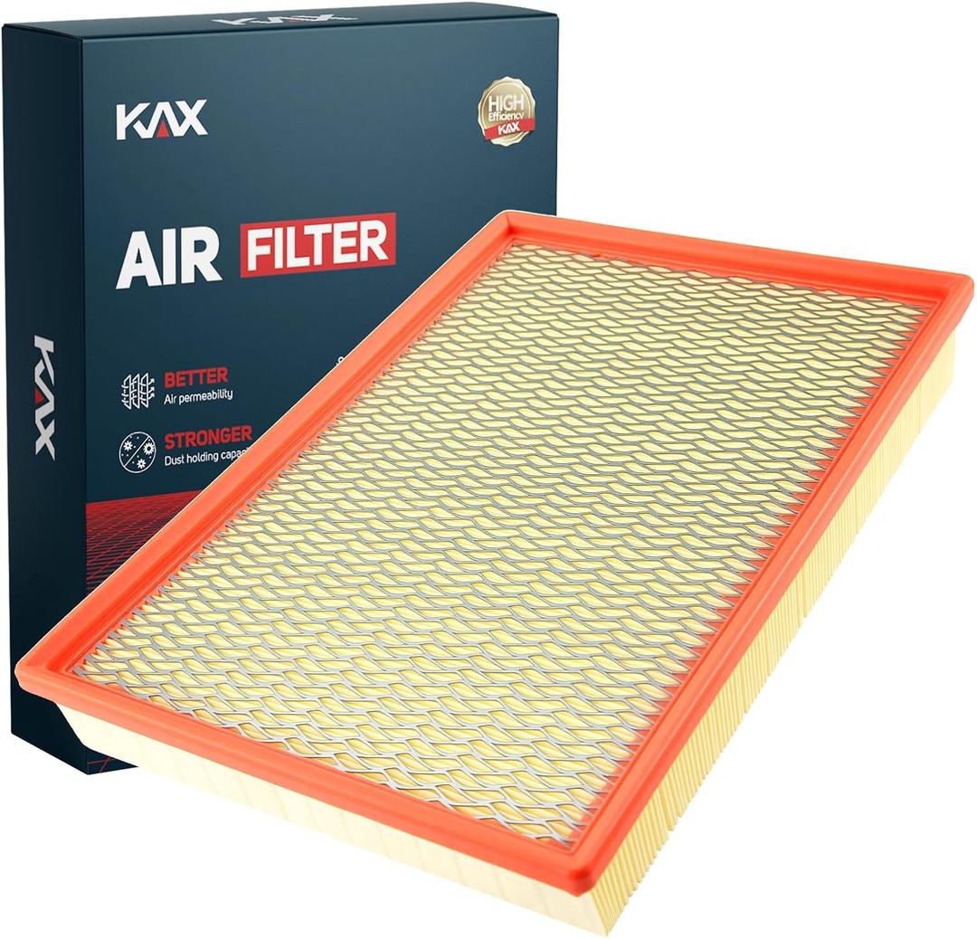 KAX Engine Air Filter, CA9401 Replacement for Ram 1500 2011-2018 2002-2010, Ram 2500 2003-2010, Ram 1500Classic2019-2023, Advanced Air Filter Media, Increased Acceleration