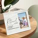 SRADMO Retired Definition Picture Frame,Happy Retirement 108 inch Tabletop Photo Frame Frames for Coworker Boss Women Men Teachers Nurse Mom,Going Away Gifts for Boss,Retirement Appreciation Gifts