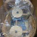 Wicker Baby Carriage Basket, Handwoven Rattan Stroller