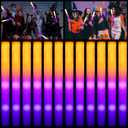 12 Pcs LED Glow Sticks Bulk Halloween Foam Stick Glow with 3 Modes in Dark Party Supply Flashing Effect Vintage LED Decor Reusable Light for Party Wedding Birthday Concert Halloween Christmas
