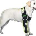Dog Shoulder Brace Front Leg Prevents Elbow Hygroma, Elbow Calluses, Arthritis, Dysplasia and Pressure Sores, with Reflective Material Makes Night Activities Safer- Right Leg, Small