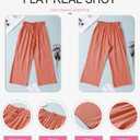 Dokotoo Womens Casual Elastic Waist Solid Comfy Jogging Jogger Pants with Pockets (S)