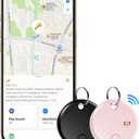 Air Tracker Tags 2 Pack - for iOS Only - Bluetooth Keys Finder Luggage Tracker Compatible with Apple Find My APP, Item Locator Item Finder for Luggage, Backpack, Suitcases