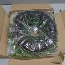 26 Inch Pine Wreath Christmas Wreaths for Front Door Real Touch Norfolk Pine Wreath Large Artificial Green Wreaths for Walls Windows Mantle Indoor Outdoor Home Decor with Red Berries Xmas Decorations