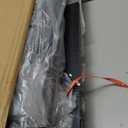 Mobile File Cabinet,Lateral Filing Cabinet with 3 Fabric Drawers,Rolling Printer Stand with 4 Open Storage Shelf for Home Office,Black