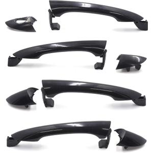 8Pcs Front Rear Left Right Pair Exterior Door Handle Set for Hyundai Sonata 2011 2014