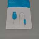 AINOPE Short USB C to USB C Cable 1.5FT 1 Pack 60W Fast Charging Nylon Braided Type C Cable for iPhone 15 Pro Max Plus Samsung Power Bank Travel Essentials (Grey)