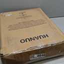 HUANUO Adjustable TV Tray Set of 2 - TV Dinner Tray on Bed & Sofa, Comfortable TV Tray Table with 6 Height & 3 Tilt Angle Adjustments (2 Pack)