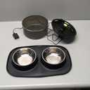 Cat Water Fountain, Cat Fountain Indoor Dual Filtration System, 2.5L/84oz Automatic Pet Water Fountain, Ultra Silent - Easy Clean Cat Drinking Fountain