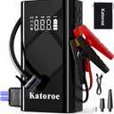 Jump Starter with Air Compressor, 4000A Portable Car Battery Jump Starter (9.0L Gas/7.0L Diesel), 150PSI Tire Inflator 12V Battery Jumper Starter Portable Jump Box with Jumper Cables, LED Light