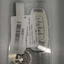 Key Fob Cover for Nissan - 4 Buttons Soft TPU Key Fob Case for 2023 2024 Pathfinder Rogue Versa kicks 2025 Sentra Patrol Armada Full Protection Car Key Cover with Bling Keychain (White)