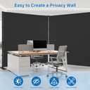 AKTOP Room Divider, Freestanding Single Panel Privacy Screen, Portable Temporary Wall Dividers for Room Separation, Large Room Partitions and Separators for Home, Office, Dorm, 71''W x 71''H, Grey