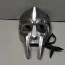 ALADEAN MF Doom Gladiator Face Mask Fantasy Party Costume Roman Gladiators Arena Maximus Helmet mf doom Movie viking Prop (Gladiator Mask)