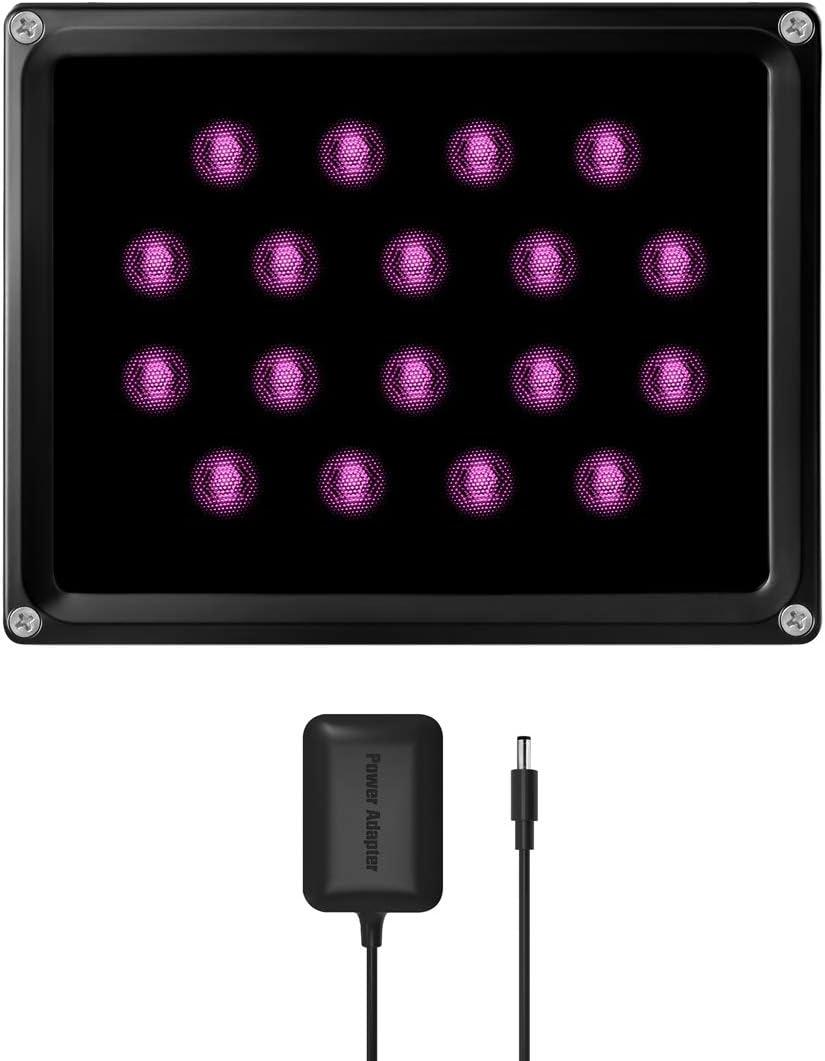 200ft Long Range IR Illuminator | BI18 90 LED Outdoor IR Flood Light for Security Camera (w/Power Adapter)