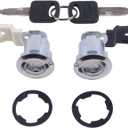 Holdia Door Lock Cylinder and Keys a Set Compatible with Ford Econoline Van F150 F250 F350 E150 E250 E350 E450 B2300 B2500 B3000 B4000 Super Duty Truck Mazda