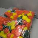 Handmade Artificial Flower Mala for Pooja, Wedding & Festive Decorations  Yellow & Red (Set of 6)