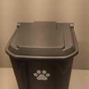 Dog Poop Trash Can Outside 20L with Waste Bags Outdoor Dog Poop Trash Can for Backyard with Lid Foot Pedal and Removable Inner Bucket