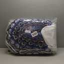 32 inches Meditation Floor Cushion for Adults, Round Large Thick Floor Pillow, Memory Foam Filling, Navy Blue (1 Count (Pack of 1))