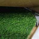 Dog Grass Pee Pad with Stainless Steel Tray, Odor-Free Drainage System, Reusable Artificial Grass Dog Potty for Indoor Apartment Balcony Puppy Training
